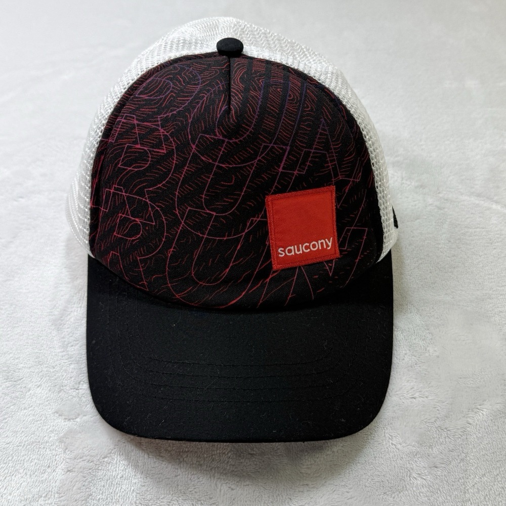 Saucony Trail Running Boco Gear Trucker‎ Hat Mesh Snapback Performance Cap